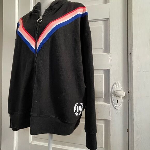 PINK VS V Rainbow Front & Back Hoodie - Picture 1 of 10